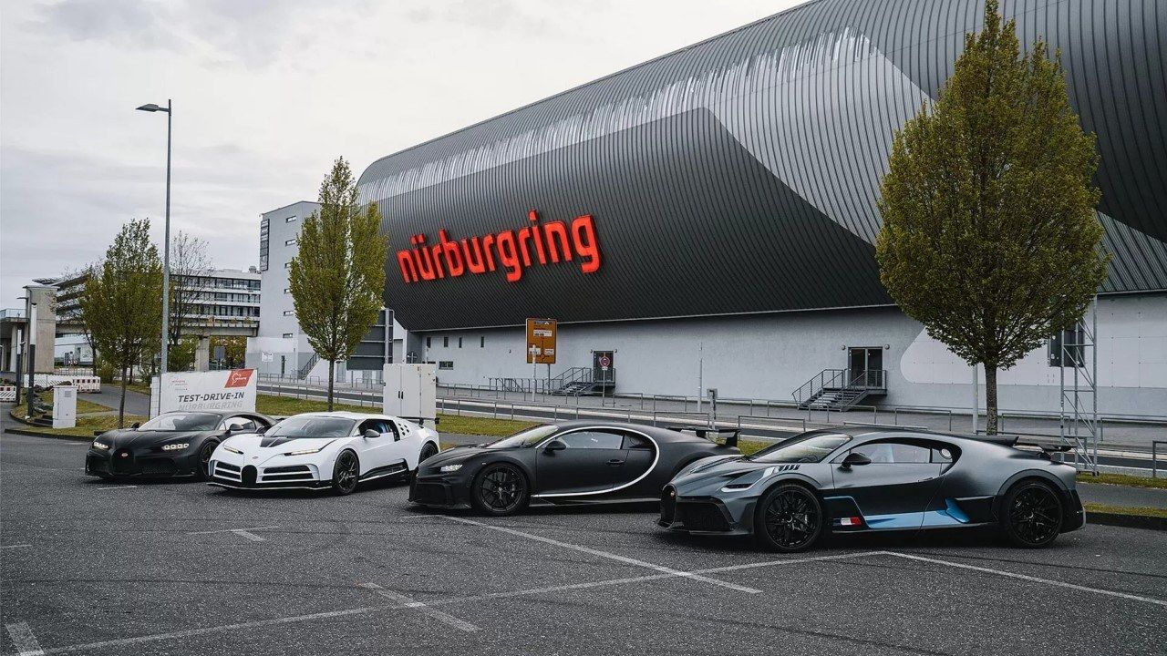 Foto Gama Bugatti en Nürburgring