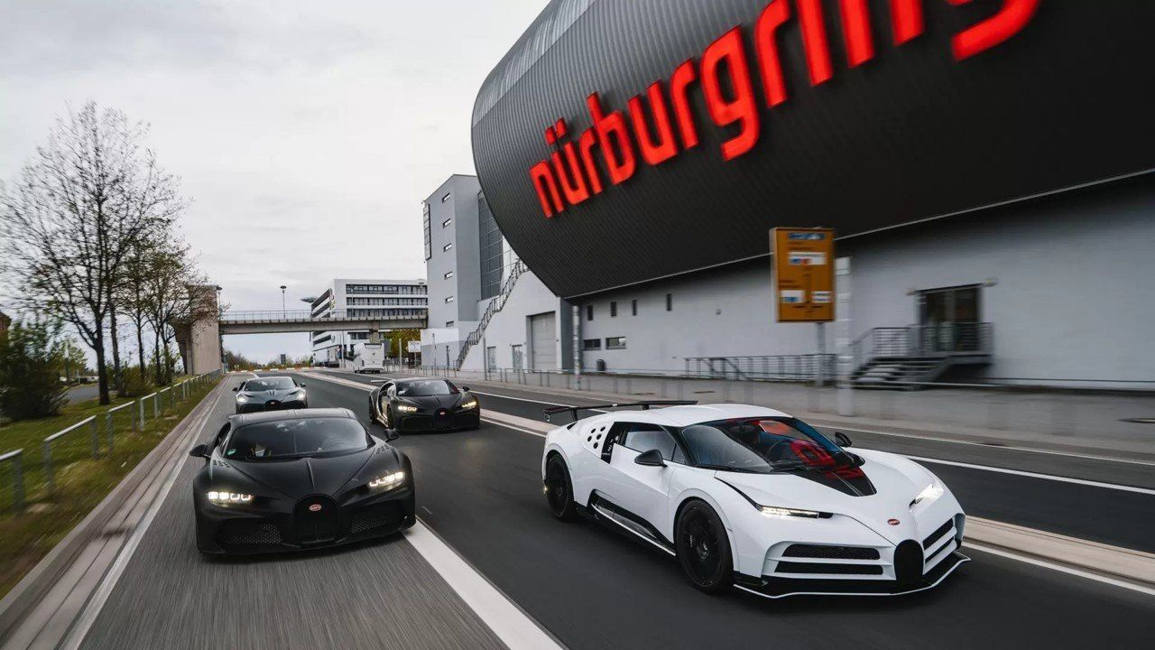 Foto Gama Bugatti en Nürburgring