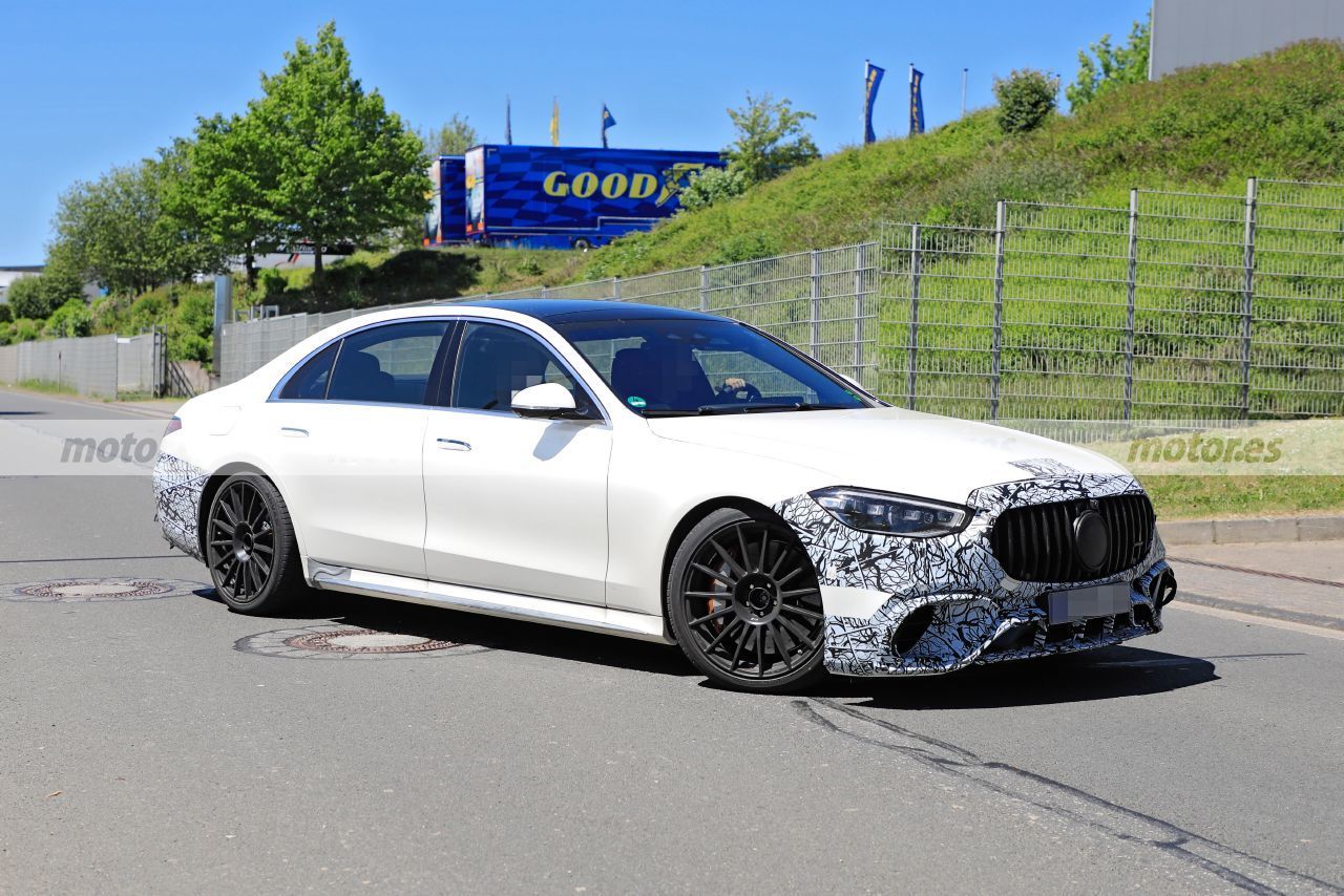 Foto espía Mercedes-AMG S 63 e 4MATIC 2022 - exterior