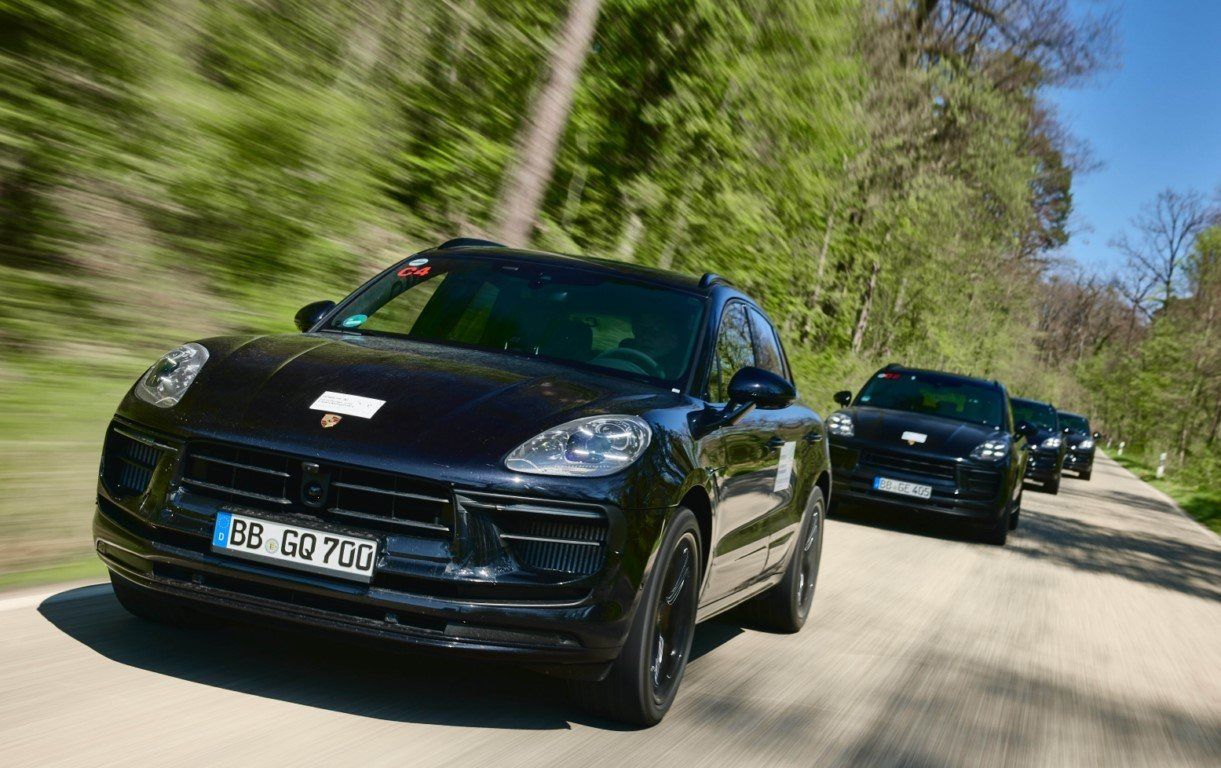 Foto espía Prototipo Porsche Macan Facelift 2022 - exterior