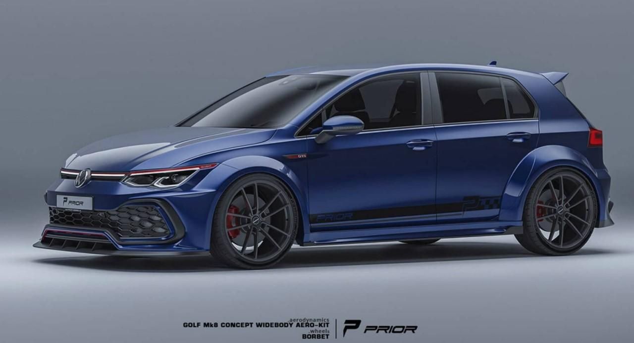 PRIOR Design transforma al Volkswagen Golf GTI en un musculado deportivo