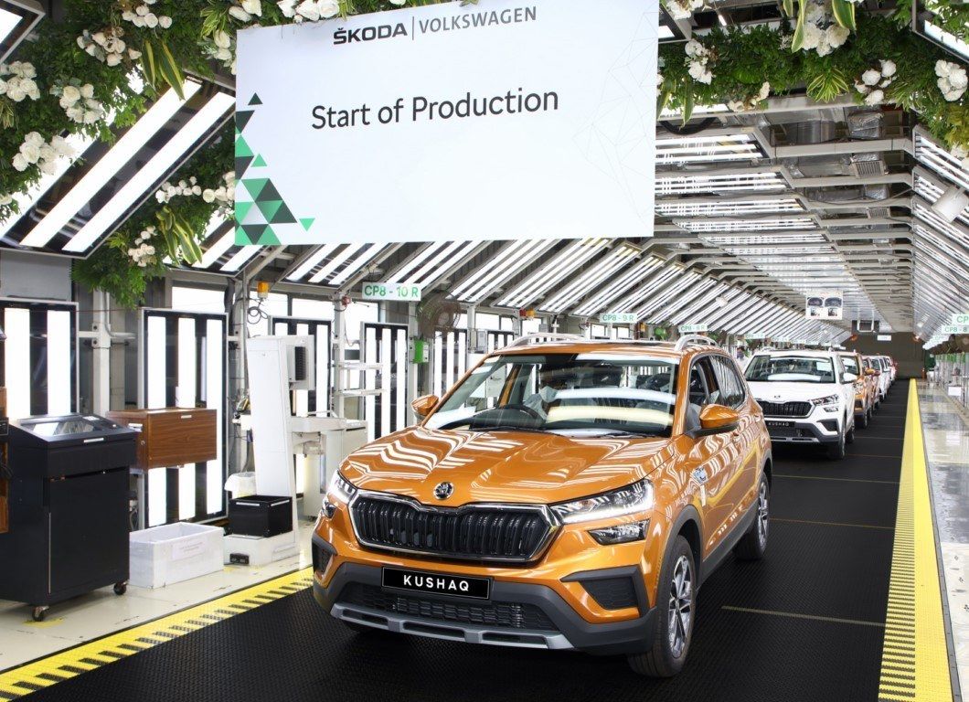 El Skoda Kushaq para India entra en producción, las entregas en julio