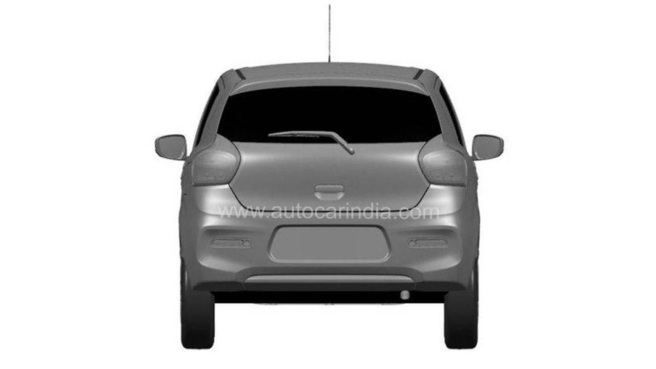 Suzuki Celerio 2022 - foto espía posterior