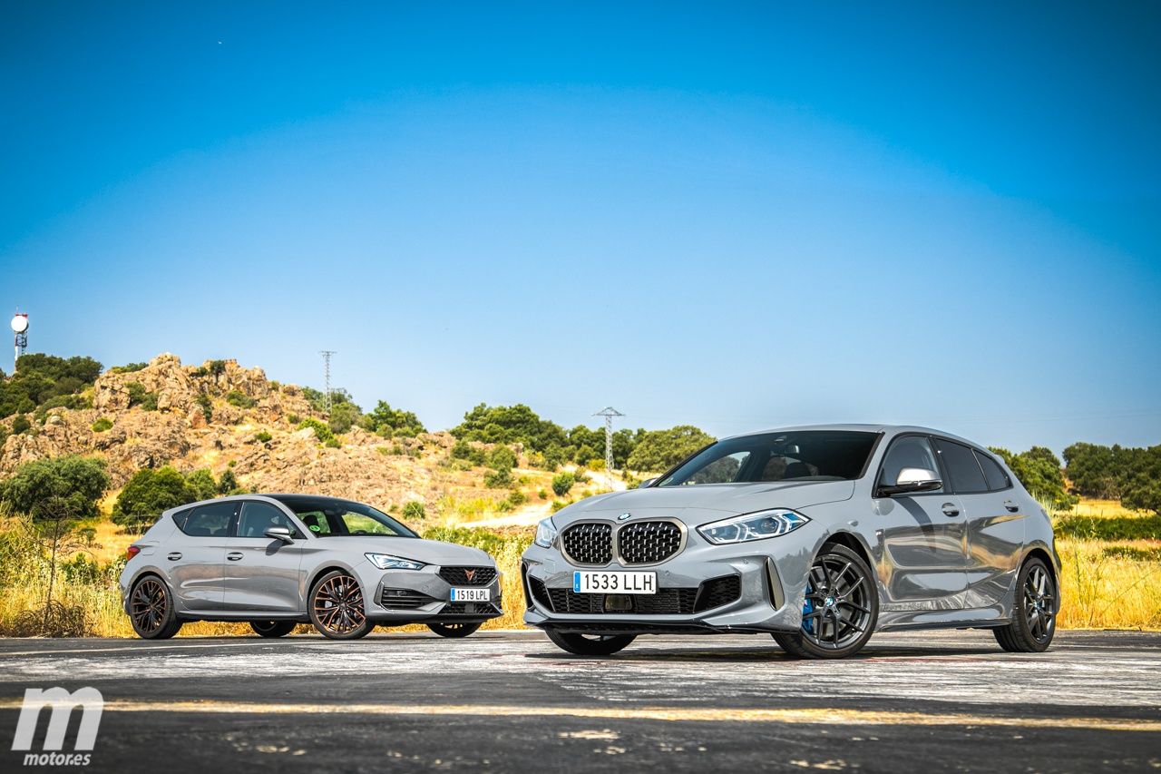 Comparativa CUPRA León vs BMW M135i xDrive, deportivos y compactos (Con vídeo)