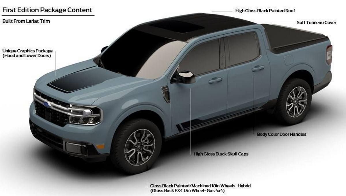 El Ford Maverick First Edition 2022 filtrado involuntariamente por la propia marca