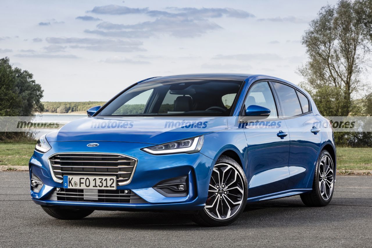 Descubrimos las novedades del Ford Focus Facelift 2022 en esta recreación