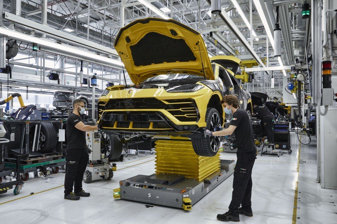 Foto Producción Lamborghini Urus