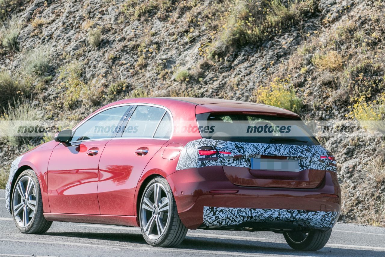 Foto espía Mercedes Clase A Facelift 2022