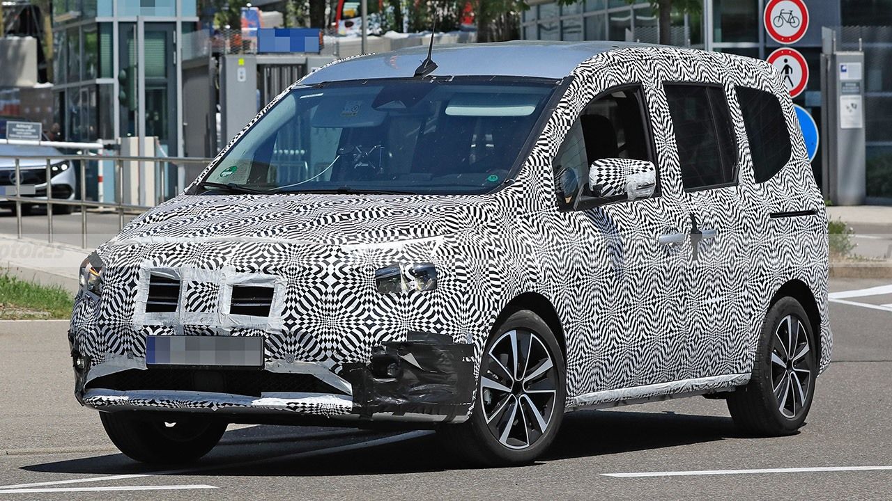 El nuevo Mercedes Clase T, la alternativa premium al Renault Kangoo, ha sido cazado