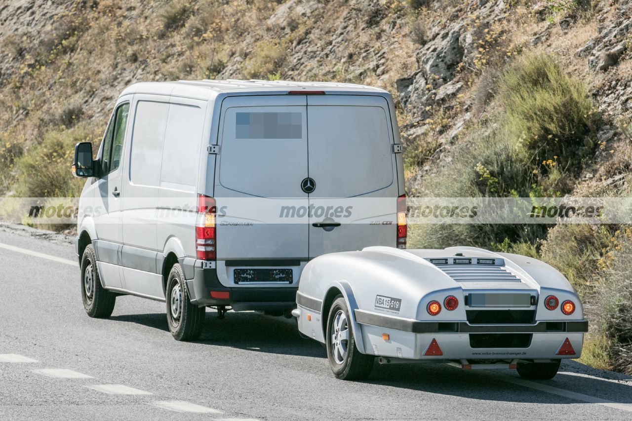 Foto espía Mercedes Sprinter 2022 - exterior