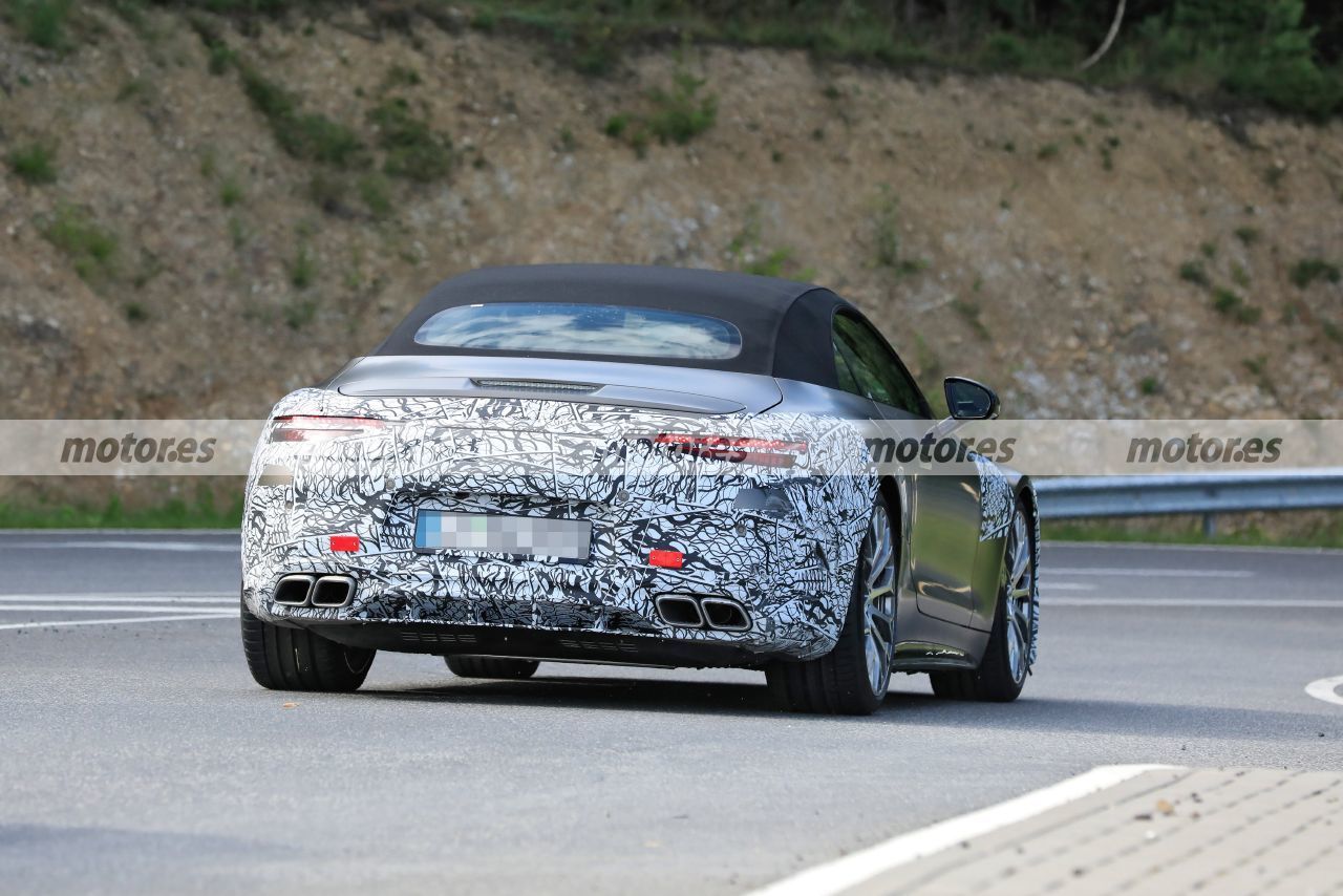 foto espía Mercedes-AMG SL SL Roadster 2022 - exterior