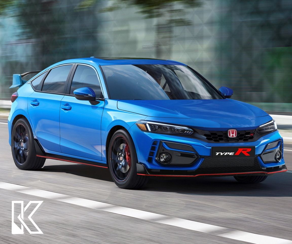 Nuevos renders del radical Honda Civic Type R que será presentado en 2022