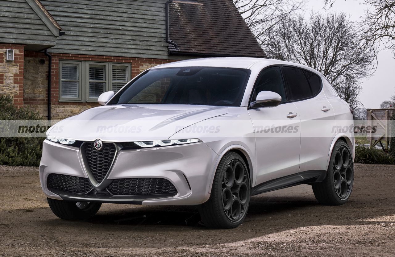 Recreación del Alfa Romeo Tonale 2022