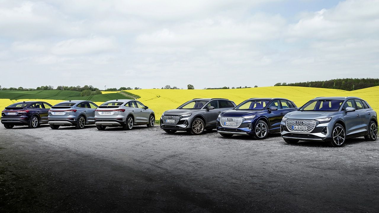 Los nuevos coches eléctricos de Audi