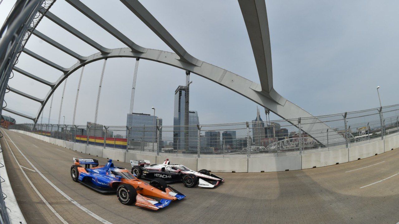 Colton Herta aplasta el crono en los Libres 1 del 'violento' Nashville; 6º Palou