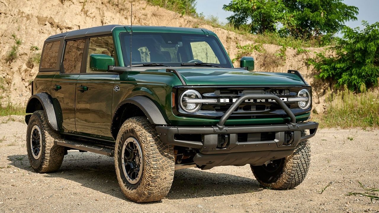 La gama 2022 del Ford Bronco incorpora nuevas opciones de color