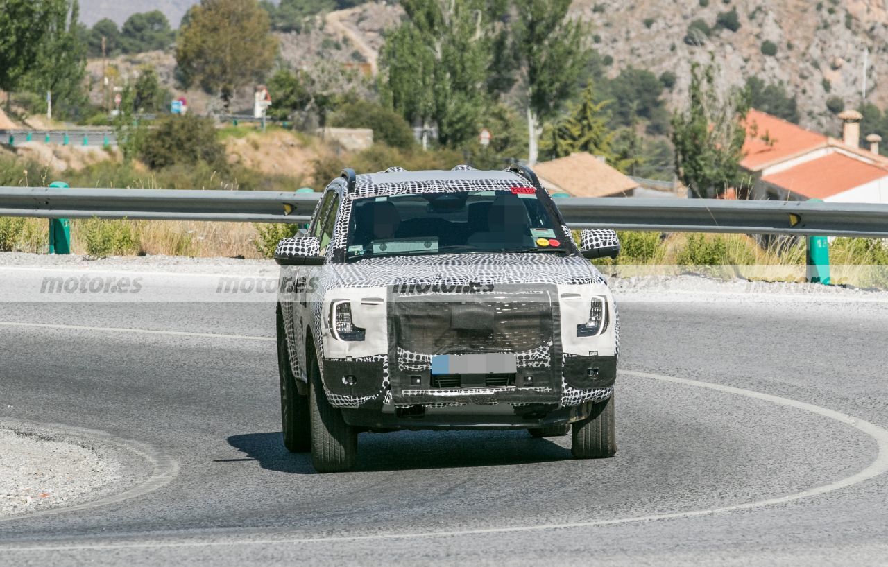 Foto espía Ford Ranger 2022 - exterior