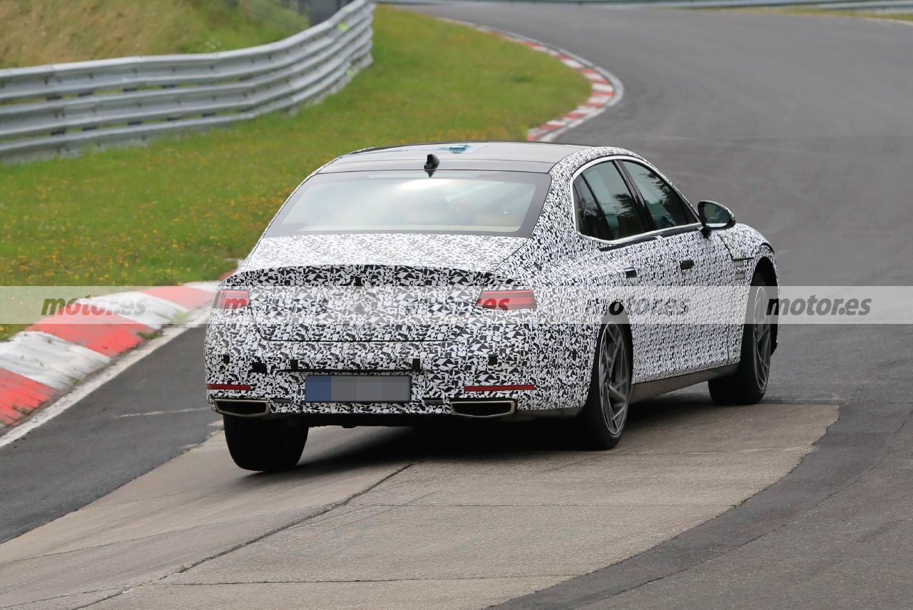 Foto espía Genesis G90 2022 en Nürburgring - exterior