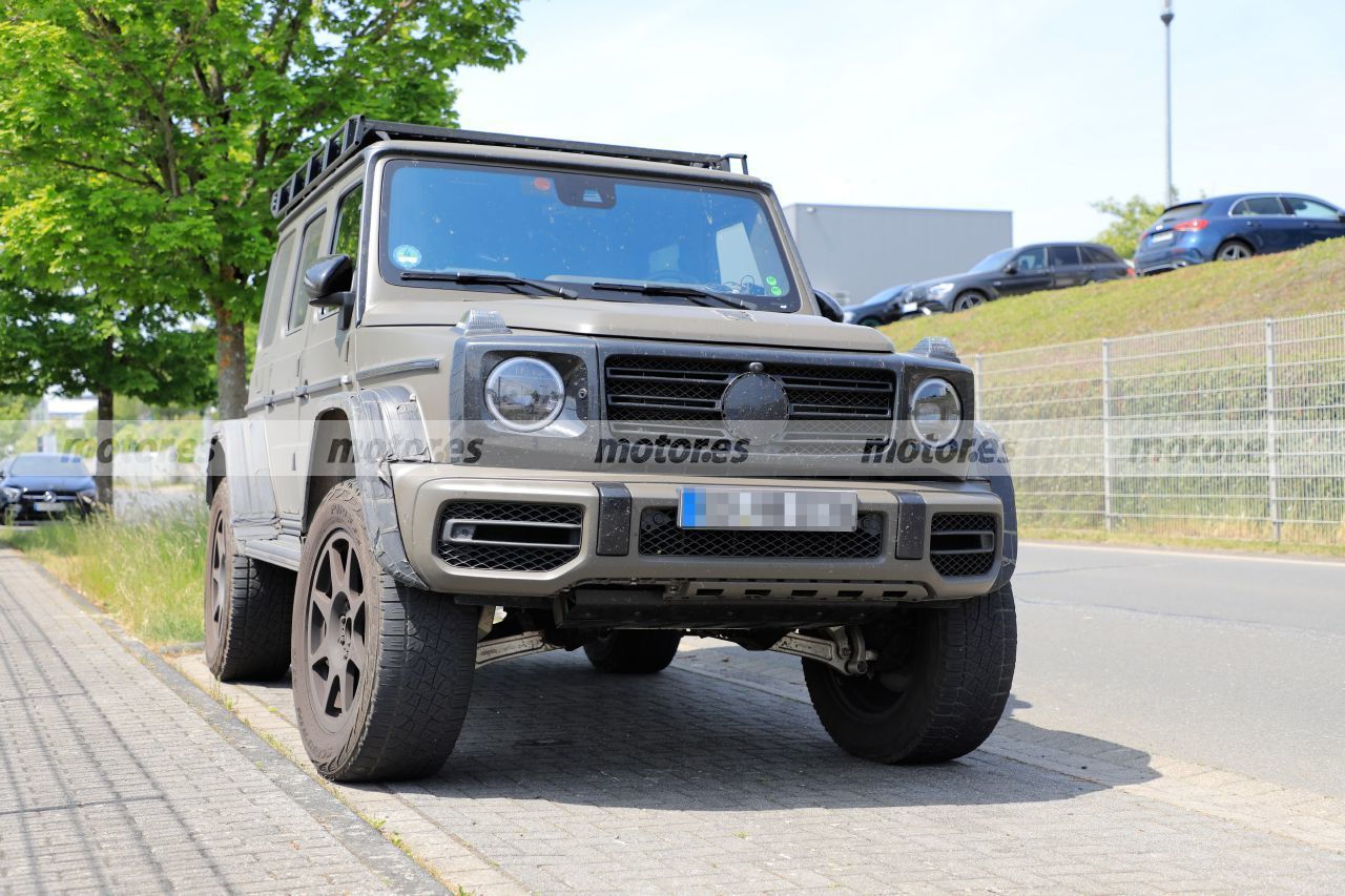 Nuevas fotos espía del Mercedes-AMG G 63 4x4² 2022 revelan un color especial