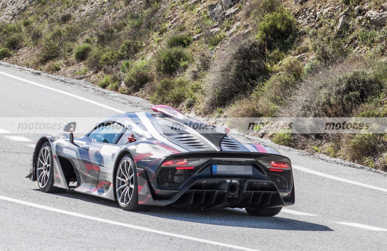 Foto espía Mercedes-AMG ONE 2021 - exterior