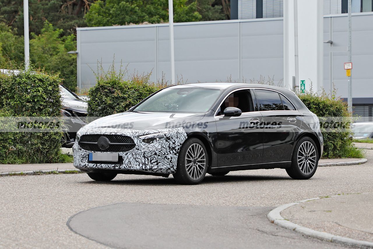 El Mercedes Clase A PHEV Facelift 2022, cazado nuevamente en fotos espía