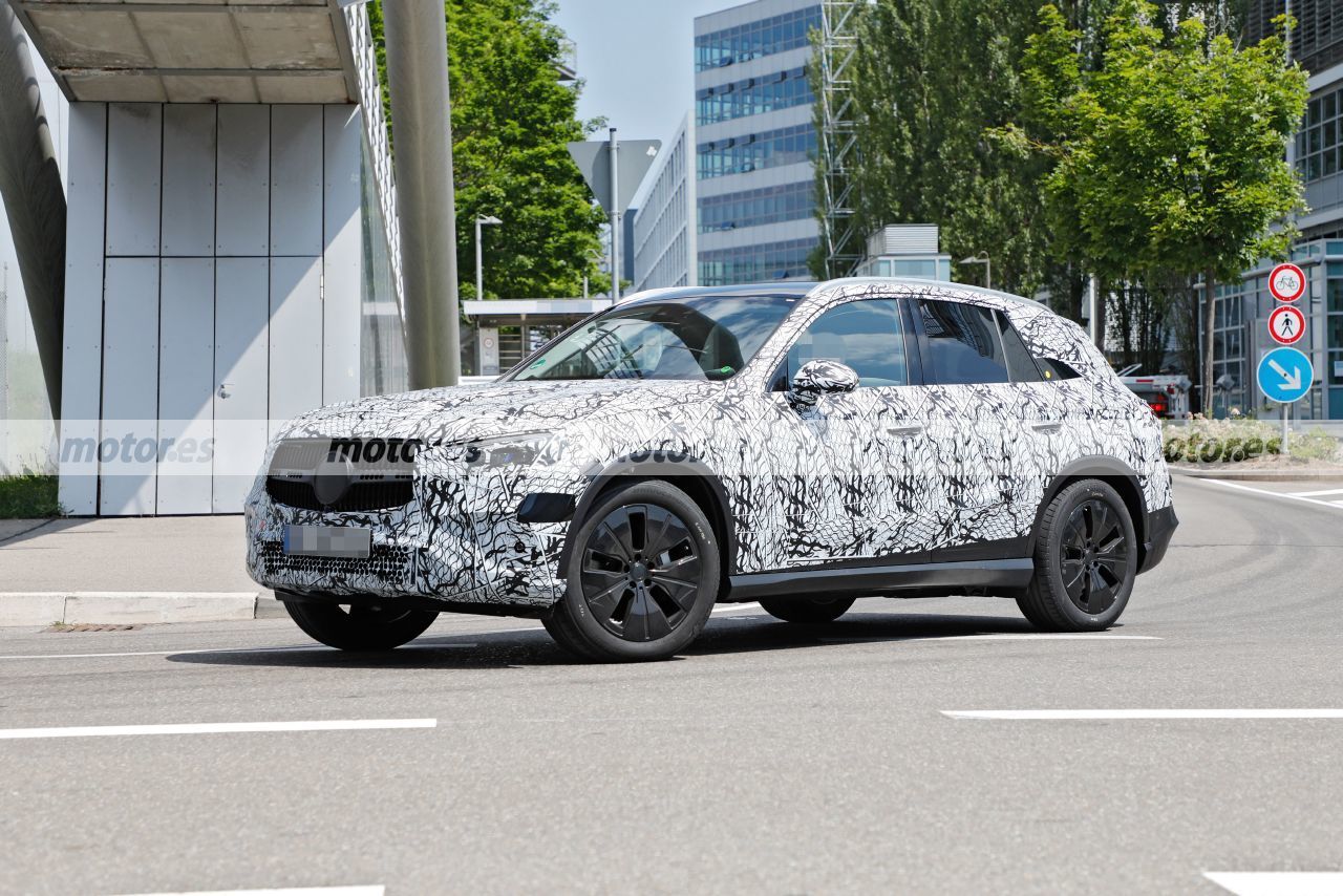 Foto espía Mercedes GLC PHEV 2023 - exterior