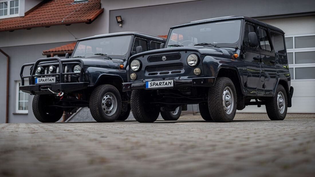 El UAZ Spartan ruso se transforma en un todoterreno eléctrico