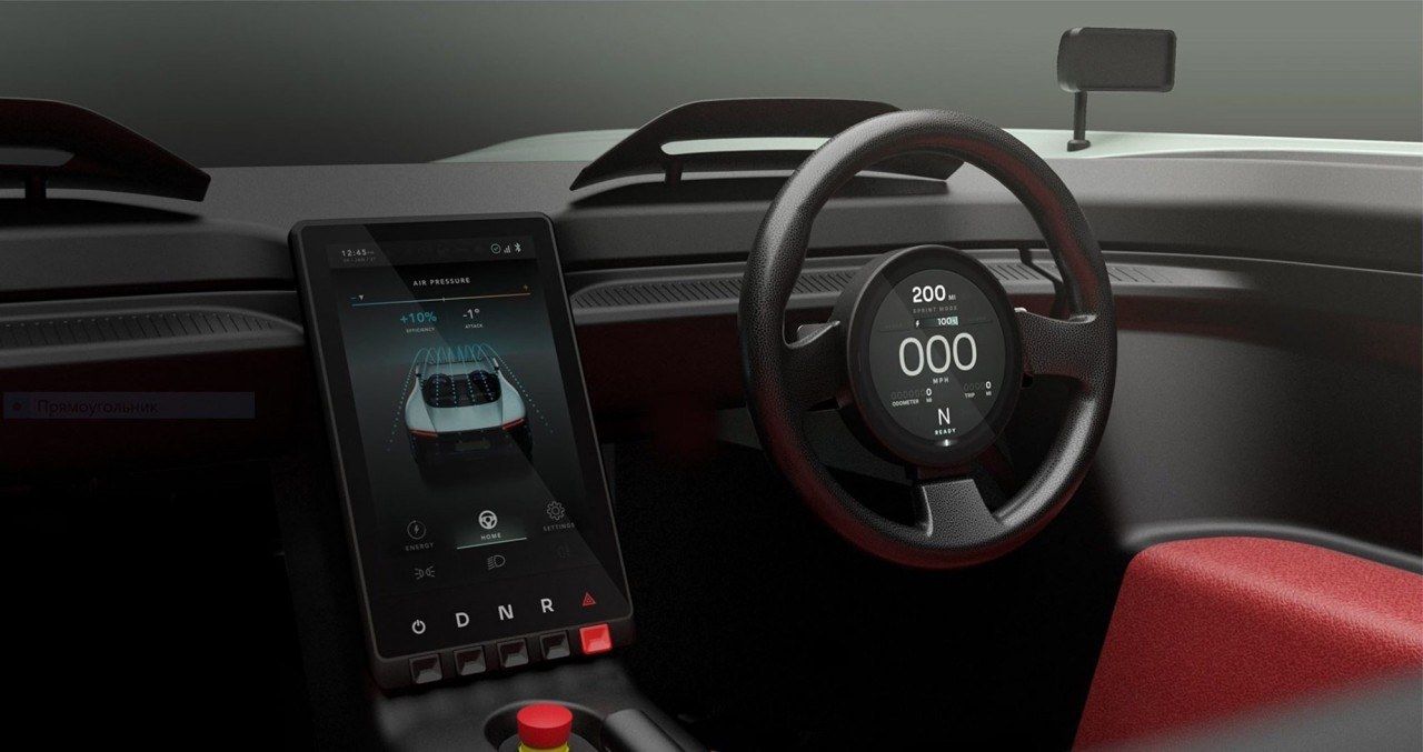 Foto Aura concept car - interior