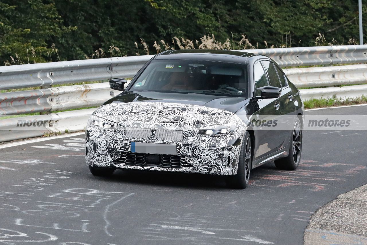 Los prototipos del BMW M340 Facelift 2023 posan a fondo en fotos en Nürburgring