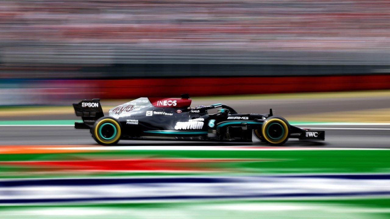 Mercedes sigue intratable en el calentamiento de los últimos libres en Monza