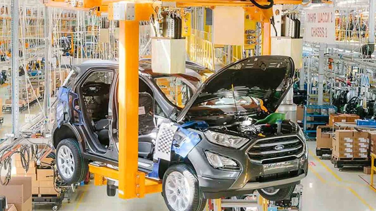 Producción de vehículos Ford en la India