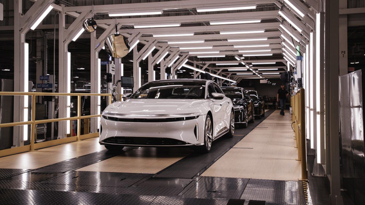 Lucid Air - producción