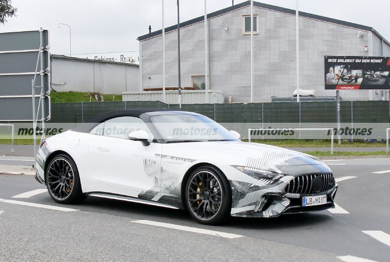 Foto espía Mercedes-AMG SL 2022 - exterior