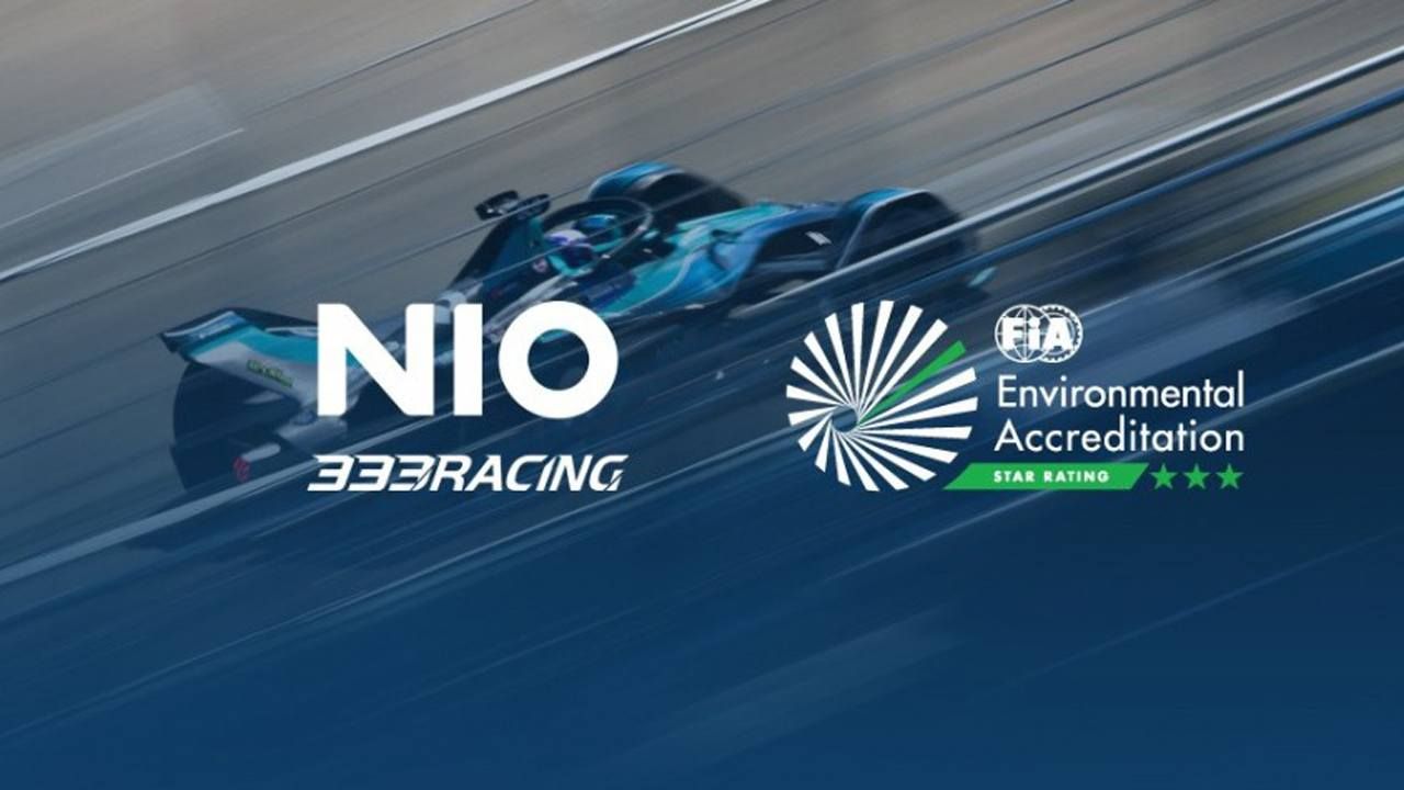 NIO 333 recibe tres estrellas en la Acreditación Ambiental de la FIA