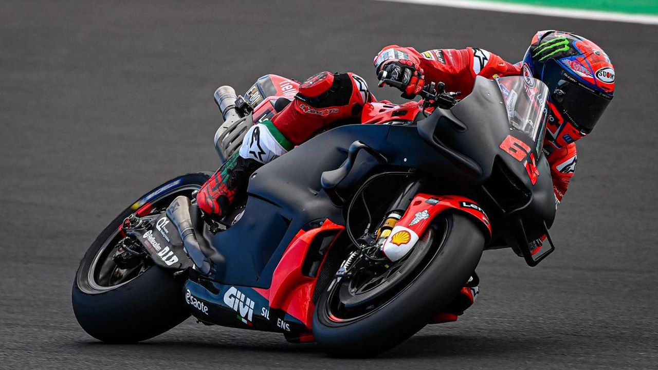 Pecco Bagnaia manda en un test de Misano fundamental para Honda