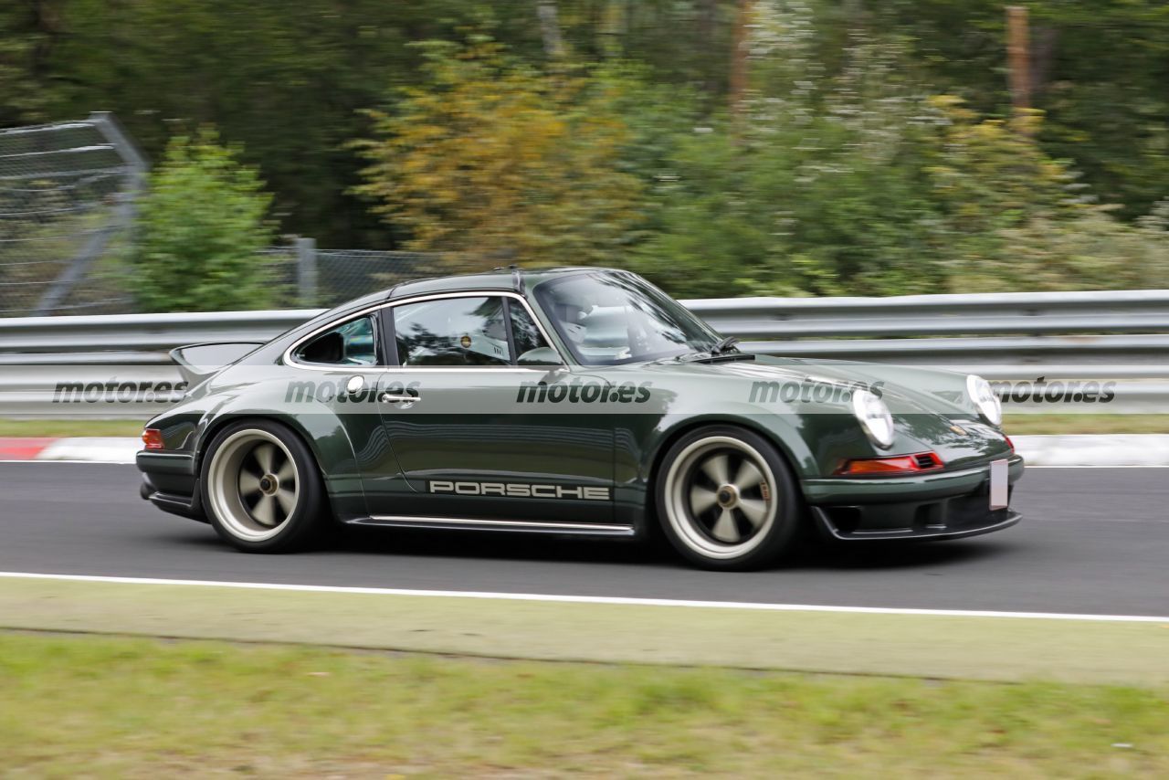 Foto espía Porsche 911 Singer DLS Project en Nürburgring - exterior