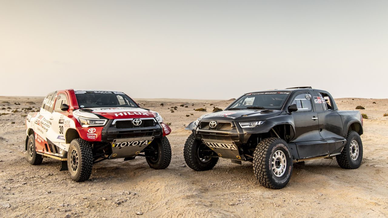 Toyota GR DKR Hilux T1+: nuevo 4x4 por cuatro para el Dakar 2022