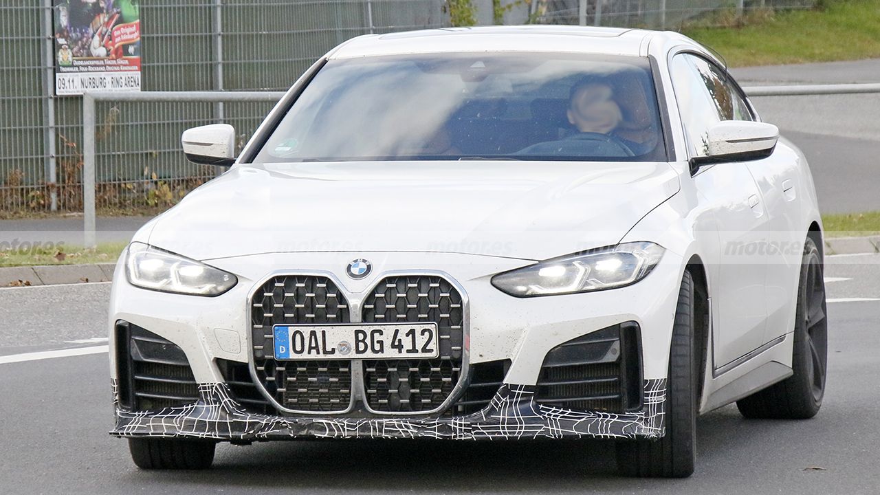 Alpina B4 Gran Coupé 2022 - foto espía frontal