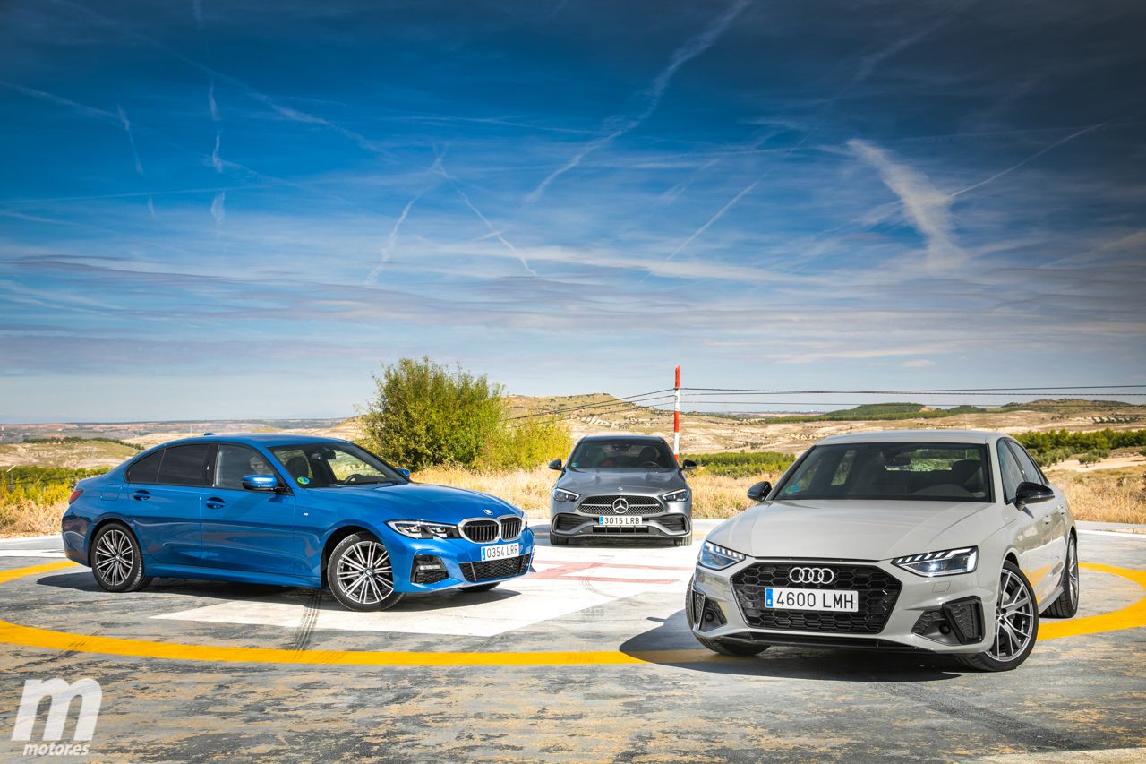 Comparativa Audi A4, BMW Serie 3 y Mercedes Clase C, tres rivales y un ganador (Con vídeo)