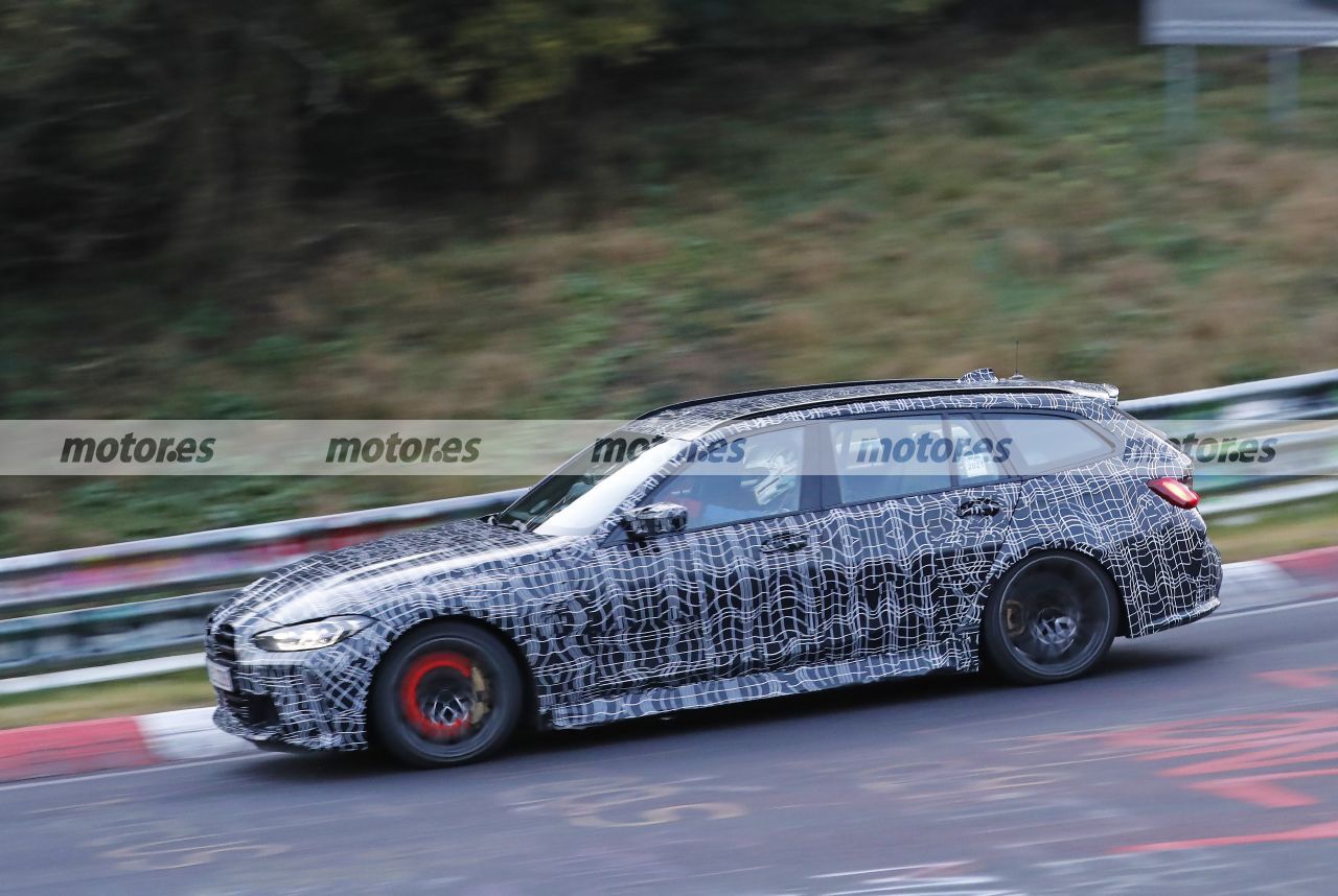 Foto espía BMW M3 Touring 2022 en Nürburgring - exterior