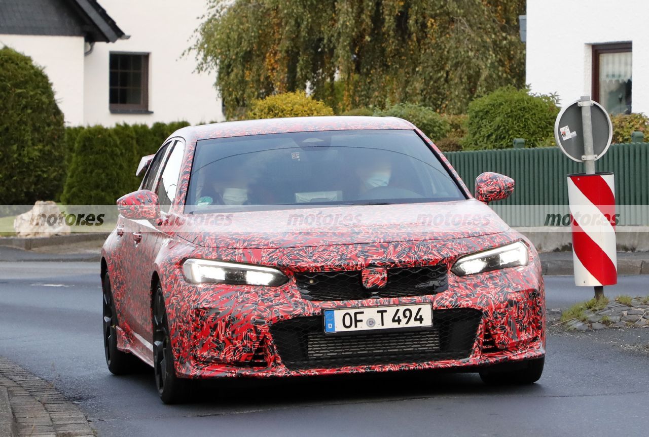 El nuevo Honda Civic Type R 2023, cazado en las cercanías de Nürburgring