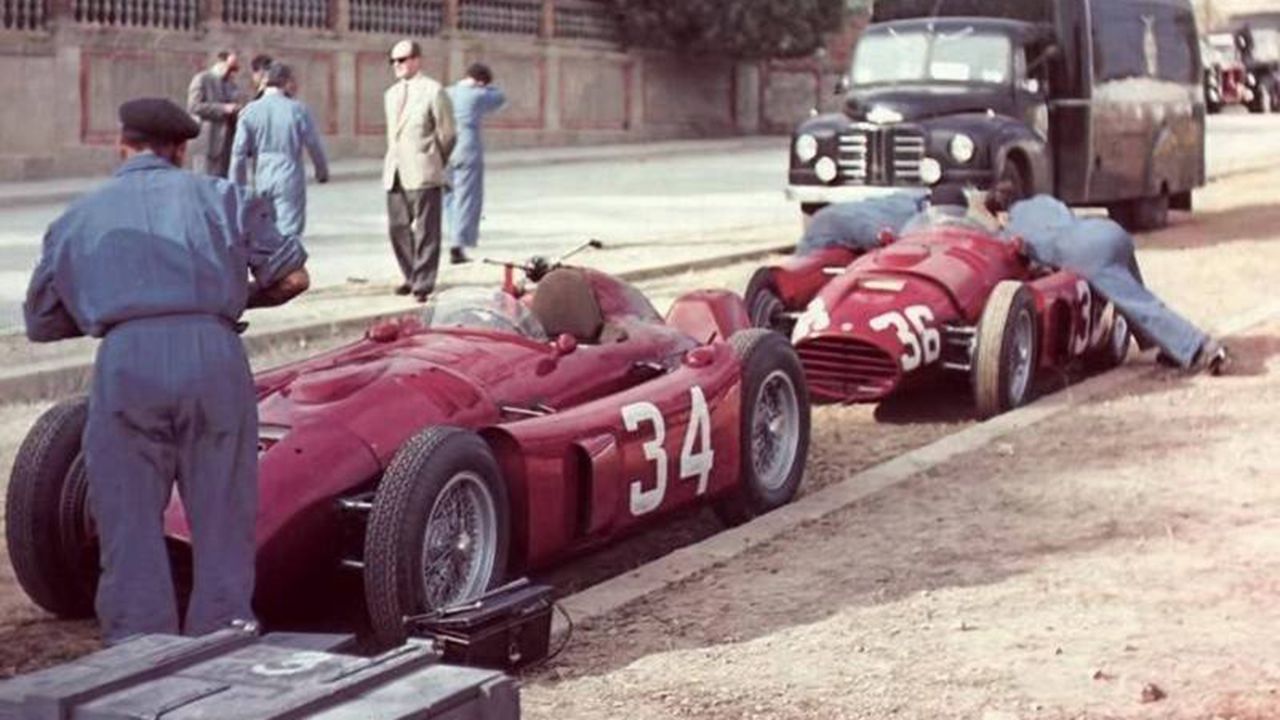 Lancia D50 en Pedralbes