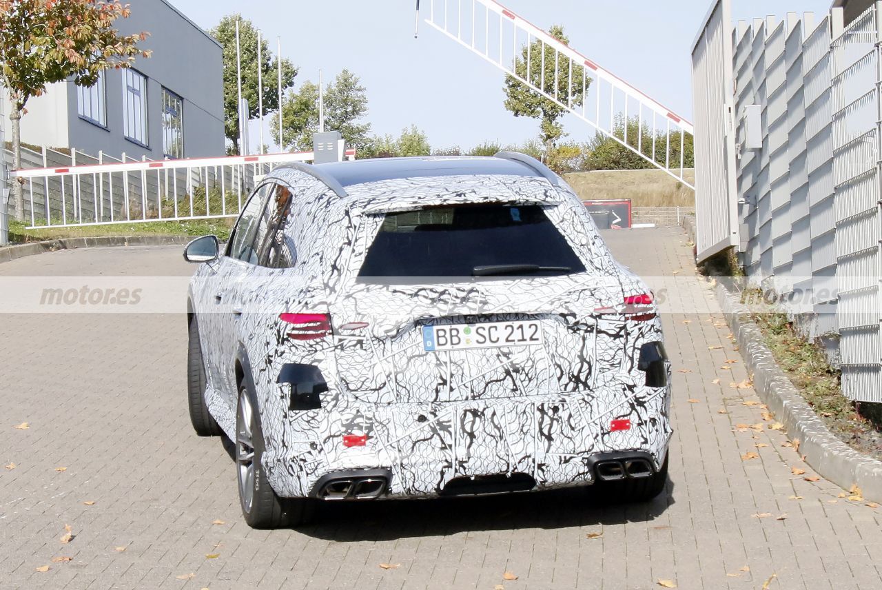 Foto espía Mercedes-AMG GLC 63 2023 en Nürburgring - exterior