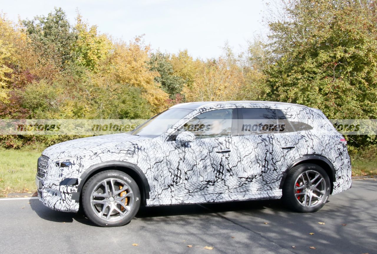 Foto espía Mercedes-AMG GLC 63 2023 en Nürburgring - exterior