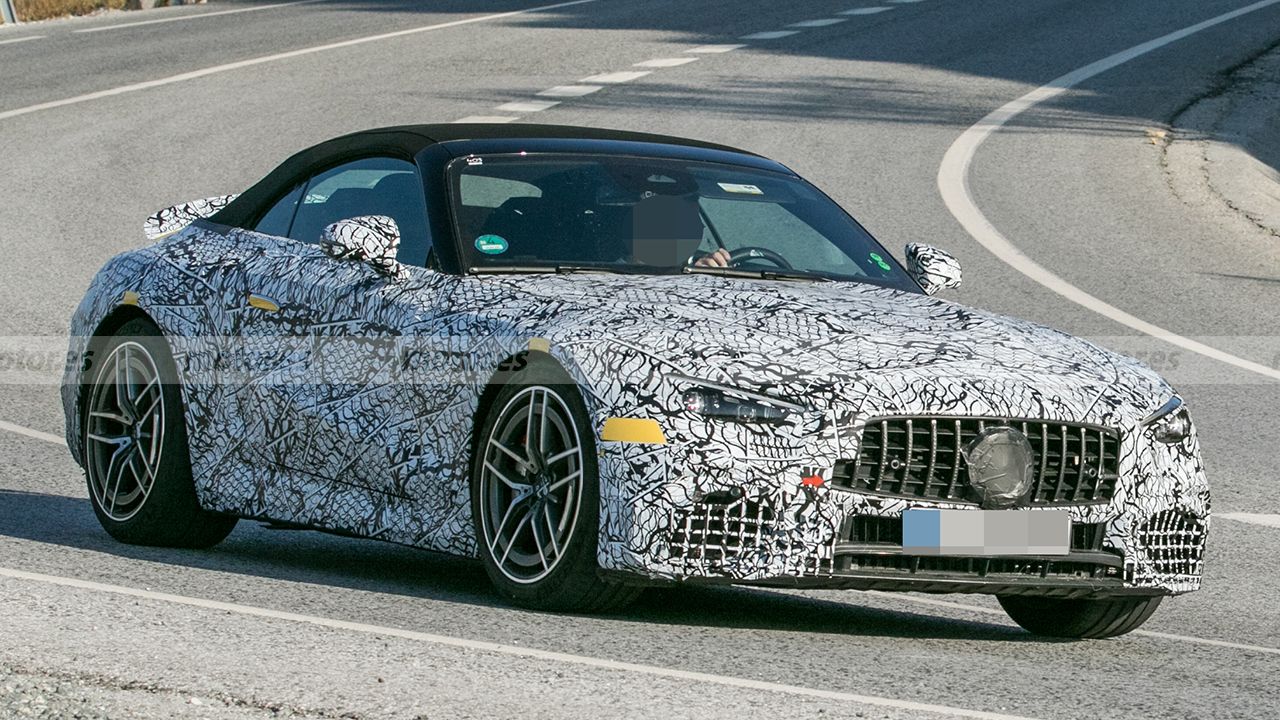 El Mercedes-AMG SL híbrido enchufable será una realidad, ¡primeras fotos espía!