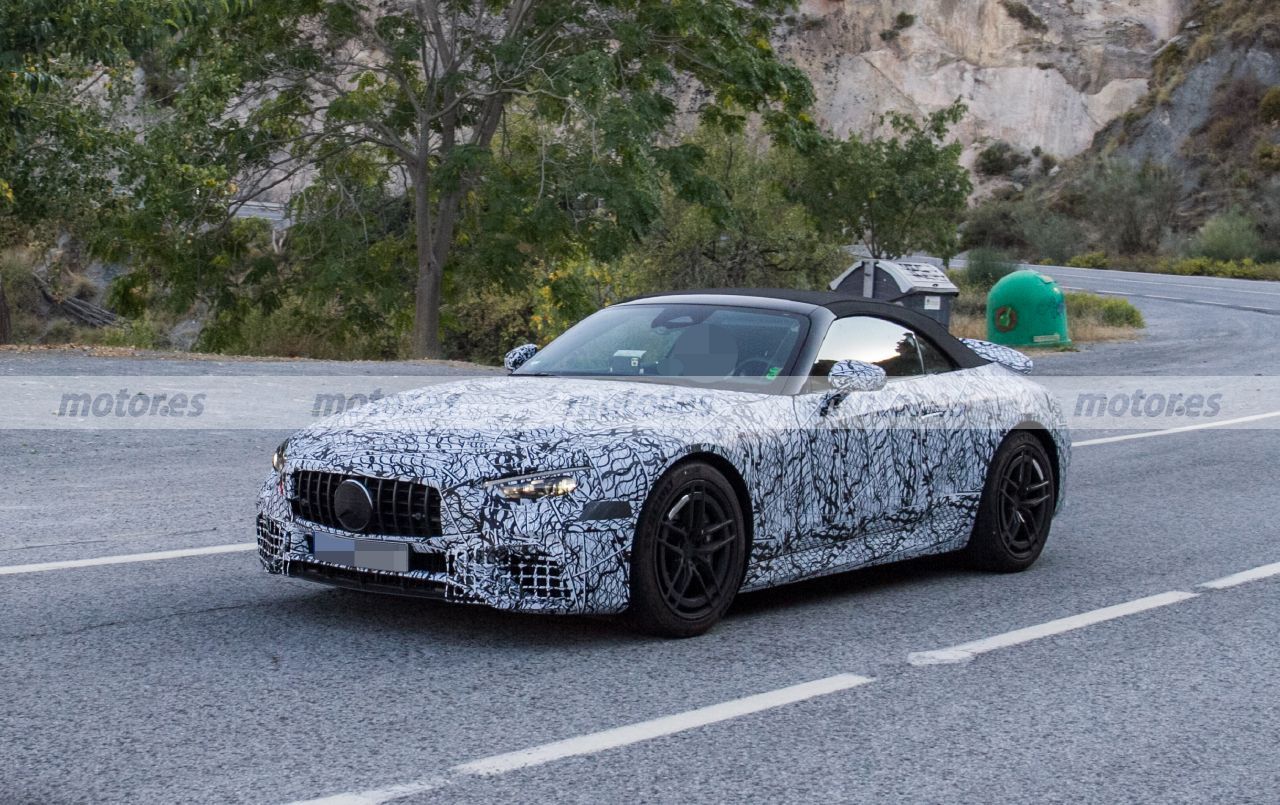 Foto espía Mercedes-AMG SL 53 e 4MATIC 2023 - exterior