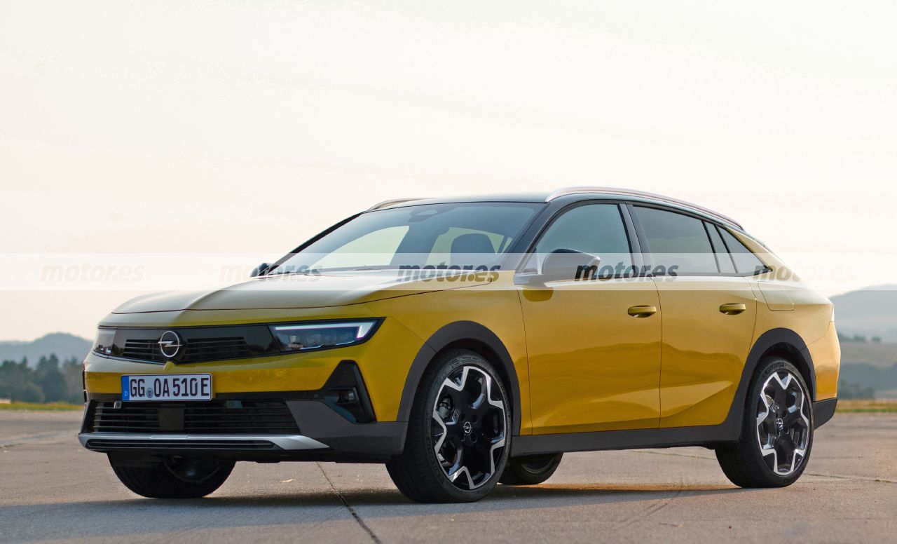 Opel Astra Country Tourer 2023, adelanto de la tercera carrocería del compacto