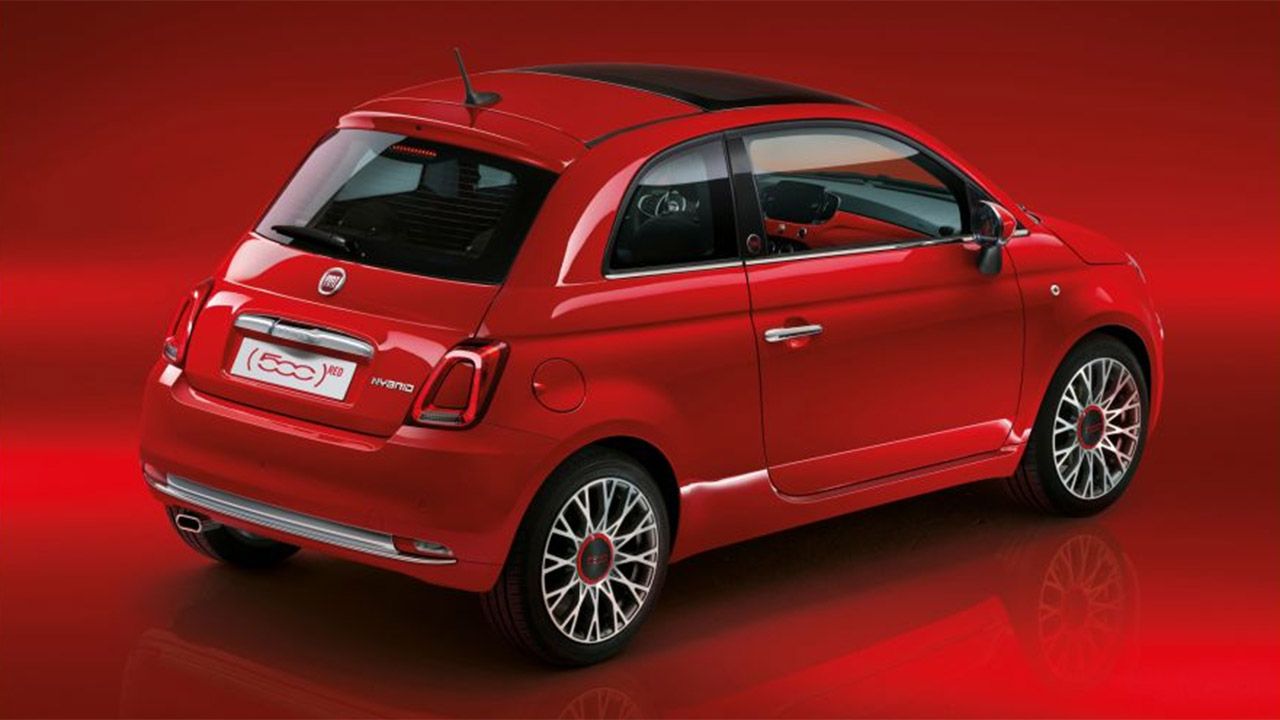 FIAT 500 RED Hybrid - posterior