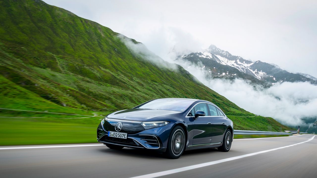 Prueba Mercedes EQS, el mañana de hoy sobre cuatro ruedas