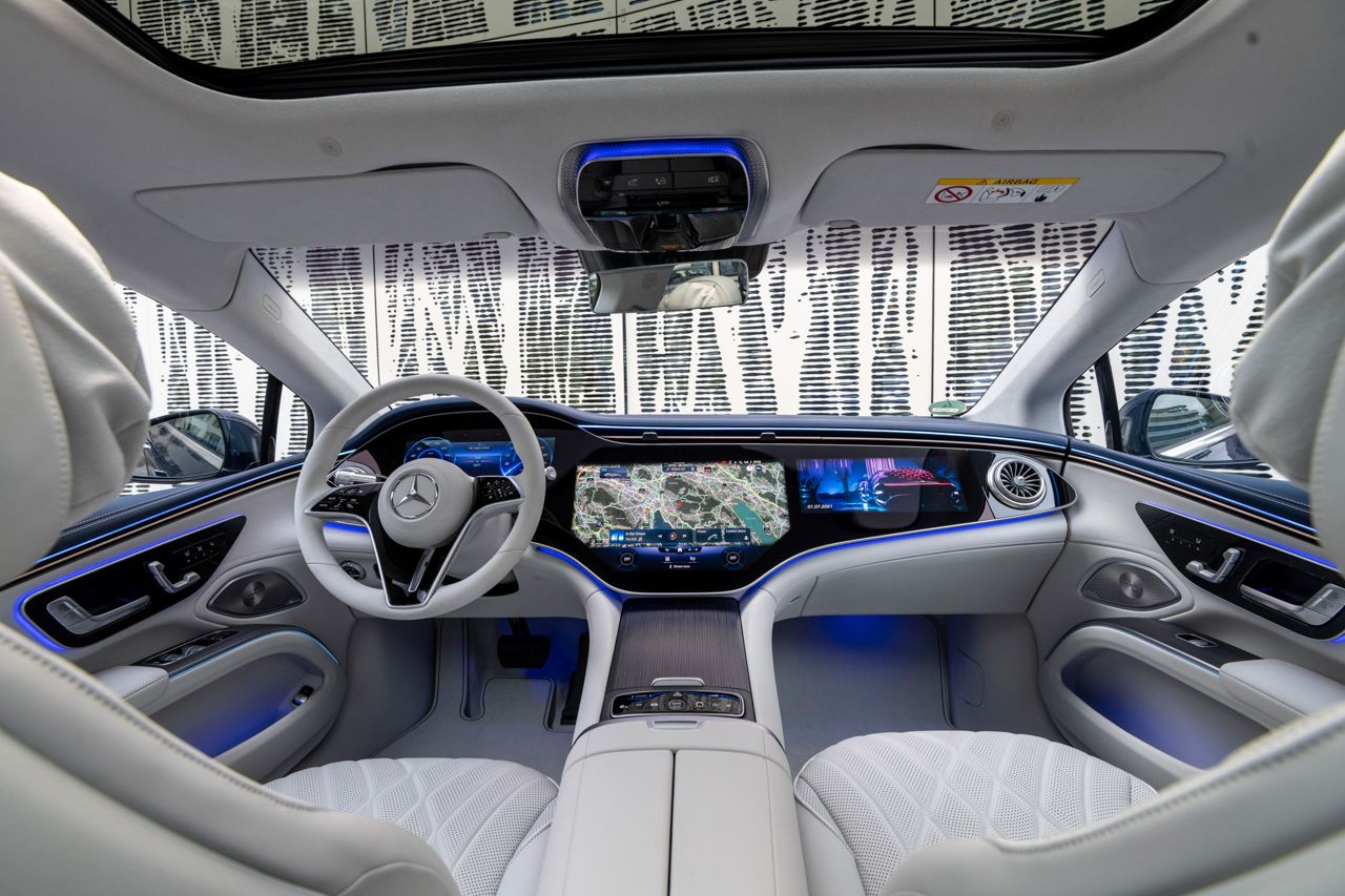 Foto Mercedes EQS 2022 - interior